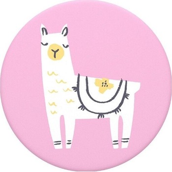 Suport pentru telefon Popsockets Lama Glama Gen 2 , Roz